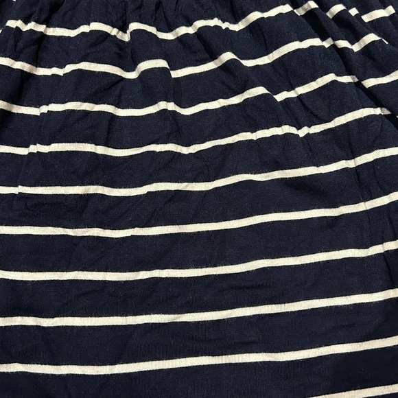 Sweet Lovely by Jen navy/white stripe off shoulder maxi dress - Picture 3 of 4